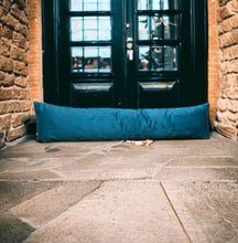 Load image into Gallery viewer, Teal Velvet Draught Excluder