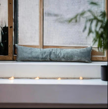 Load image into Gallery viewer, Grey Velvet Draught Excluder