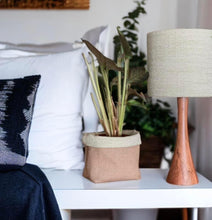 Load image into Gallery viewer, Sage Wool Mix & Hessian Pot