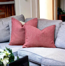 Load image into Gallery viewer, Cherry Blossom Linen Mix Cushion