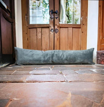 Load image into Gallery viewer, Grey Velvet Draught Excluder