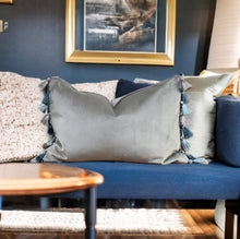 Load image into Gallery viewer, Champagne Tassel Cushion