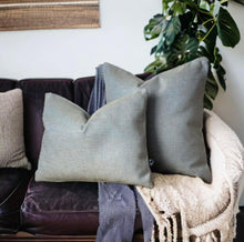 Load image into Gallery viewer, Pistachio With Gold Husk Linen Mix Cushion