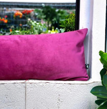 Load image into Gallery viewer, Cerise Velvet Draught Excluder