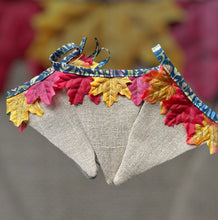 Load image into Gallery viewer, Rustic Hessian Autumn Leaf Bunting