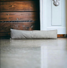 Load image into Gallery viewer, Grey Linen Mix Draught Excluder