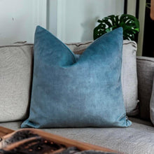 Load image into Gallery viewer, Jade Melange Velvet Cushion