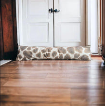 Load image into Gallery viewer, Giraffe Velvet Draught Excluder