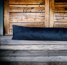 Load image into Gallery viewer, Black Velvet Draught Excluder
