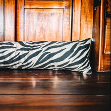Load image into Gallery viewer, Zebra Velvet Draught Excluder