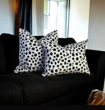Load image into Gallery viewer, Dalmatian Velvet Cushion
