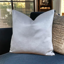 Load image into Gallery viewer, Silver Velvet Cushion