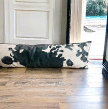 Load image into Gallery viewer, Black Friesian Velvet Draught Excluder