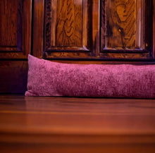 Load image into Gallery viewer, Burgundy Velvet Chenille Draught Excluder