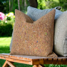 Load image into Gallery viewer, Natural Cork Outdoor Cushion Funky Rainbow