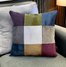 Load image into Gallery viewer, Velvet Patchwork Cushion