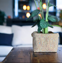 Load image into Gallery viewer, Funky Multi Colour Cork Pot