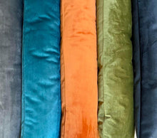 Load image into Gallery viewer, Olive Velvet Draught Excluder