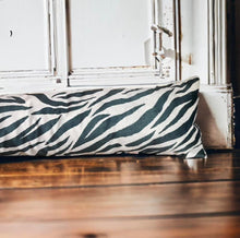 Load image into Gallery viewer, Zebra Velvet Draught Excluder