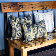 Load image into Gallery viewer, Impressionist Black Floral Velvet Cushion