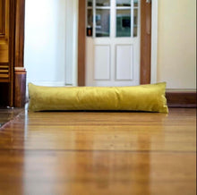 Load image into Gallery viewer, Mustard Velvet Draught Excluder