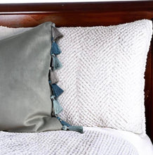 Load image into Gallery viewer, Champagne Tassel Cushion
