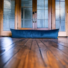 Load image into Gallery viewer, Navy Velvet Draught Excluder