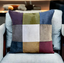 Load image into Gallery viewer, Velvet Patchwork Cushion