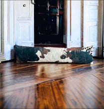 Load image into Gallery viewer, Brown Cowhide Velvet Draught Excluder