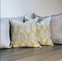 Load image into Gallery viewer, Quince Block Leaf Sustainable Cotton Cushion