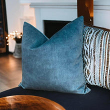 Load image into Gallery viewer, Jade Melange Velvet Cushion