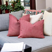 Load image into Gallery viewer, Cherry Blossom Linen Mix Cushion