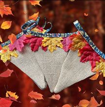 Load image into Gallery viewer, Rustic Hessian Autumn Leaf Bunting