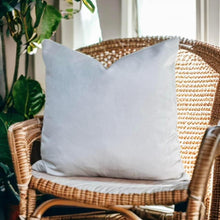 Load image into Gallery viewer, Optic White Velvet Cushion