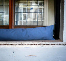 Load image into Gallery viewer, Navy Canvas Cotton Draught Excluder