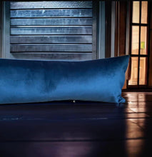 Load image into Gallery viewer, Navy Velvet Draught Excluder