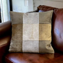 Load image into Gallery viewer, Velvet Patchwork Cushion