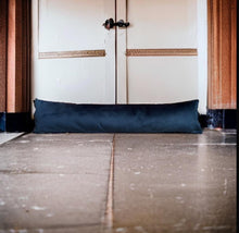 Load image into Gallery viewer, Black Velvet Draught Excluder