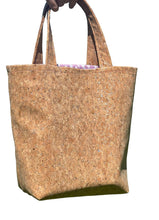 Load image into Gallery viewer, Silver Flaked Cork Mini Tote