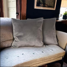 Load image into Gallery viewer, Mocha Velvet Cushion