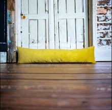 Load image into Gallery viewer, Mustard Corduroy Draught Excluder