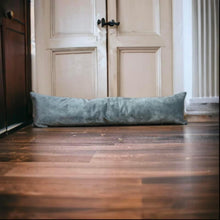 Load image into Gallery viewer, Grey Velvet Draught Excluder