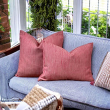 Load image into Gallery viewer, Cherry Blossom Linen Mix Cushion