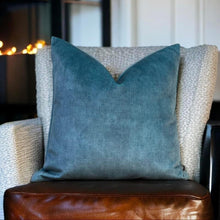 Load image into Gallery viewer, Jade Melange Velvet Cushion