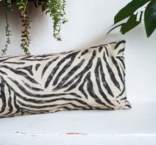 Load image into Gallery viewer, Zebra Linen Mix Draught Excluder
