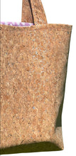 Load image into Gallery viewer, Silver Flaked Cork Mini Tote