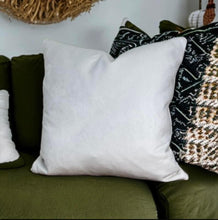 Load image into Gallery viewer, Optic White Velvet Cushion