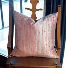 Load image into Gallery viewer, Gold & Red Silk Cushion