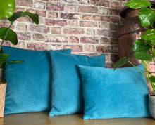 Load image into Gallery viewer, Jade Velvet Cushion