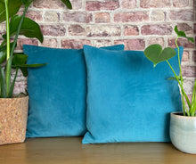 Load image into Gallery viewer, Jade Velvet Cushion
